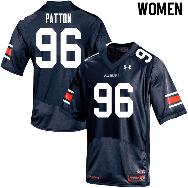 Women's Auburn Tigers #96 Ben Patton Navy 2020 College Stitched Football Jersey